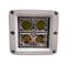 Race Sport White Street Series 3X3In 16W 4-Led Cube Spot Light W/ Amber Cover RS4L3X316W-W - alternate 2